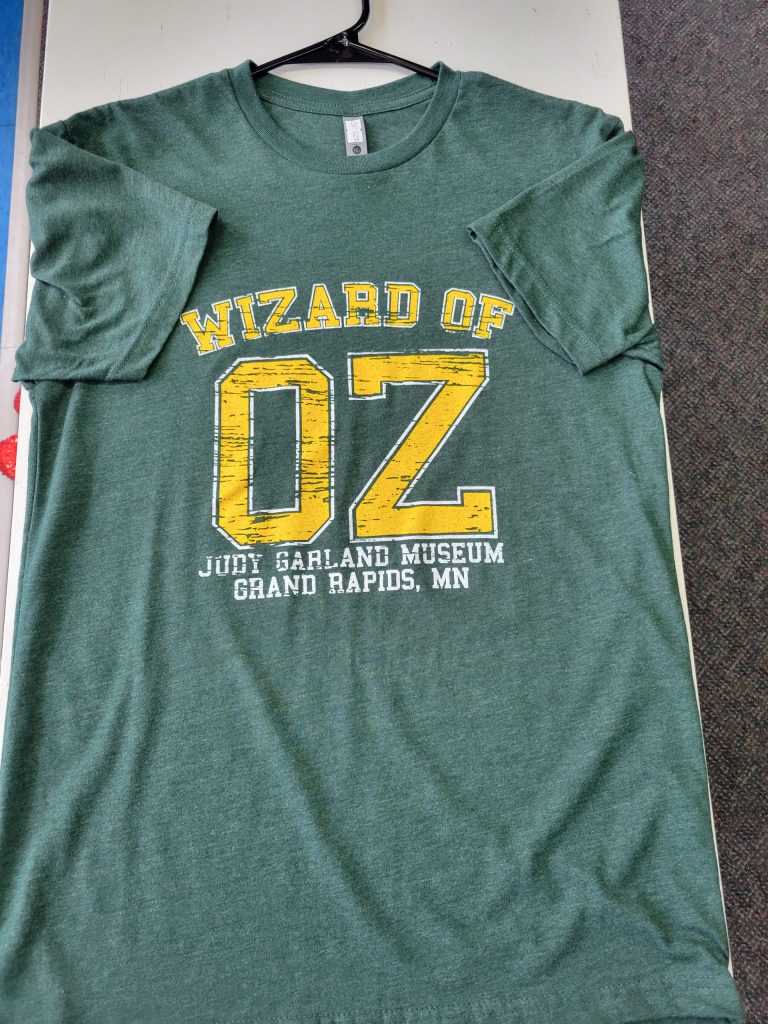 Wizard of Oz T-Shirt/ Green & Gold - Judy Garland Museum