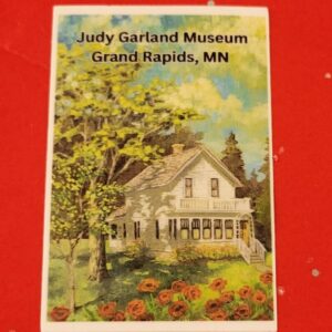 painting images of Judy Garland Birth Home Vinyl Sticker