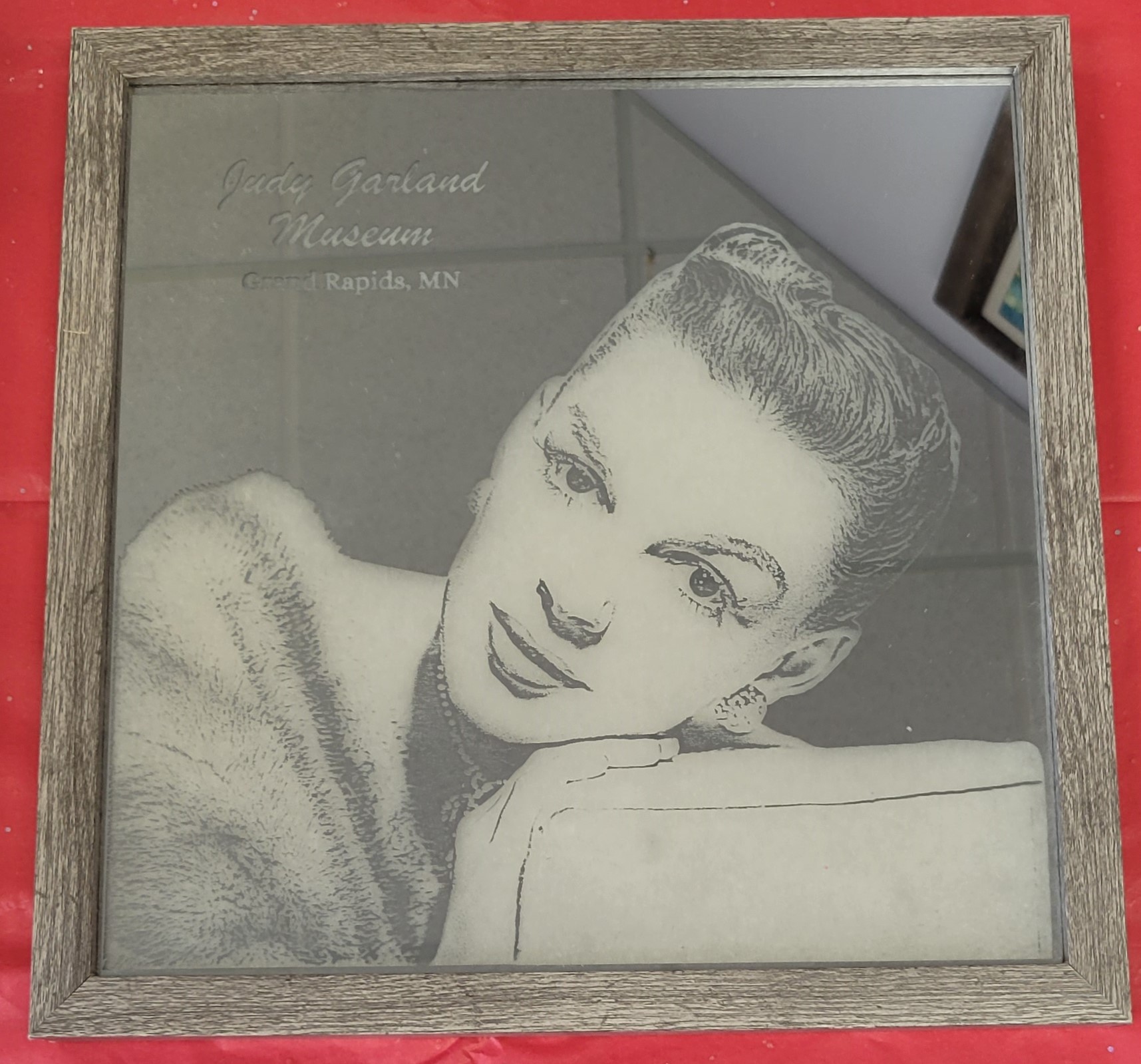 Judy Garland Etched Lighted Mirror